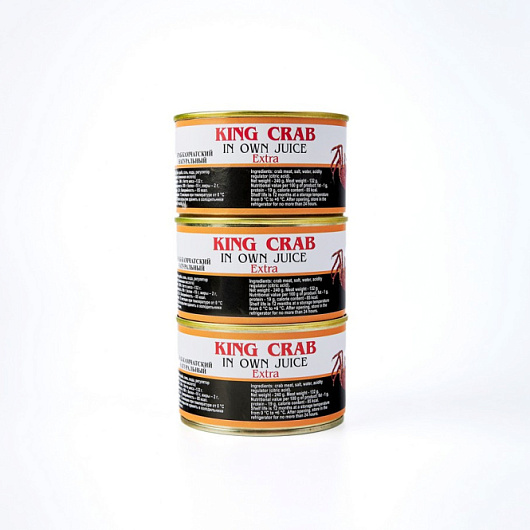 Фото Мясо камчатского краба 240 г.