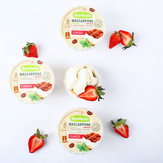 Фото Сыр мягкий Маскарпоне Bonfesto 78% 500 г.