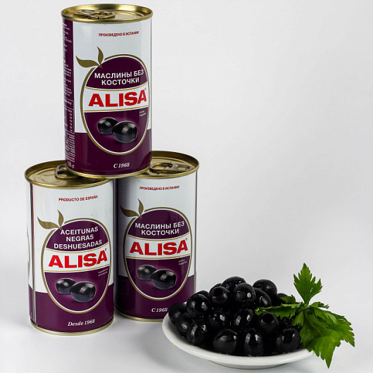Фото Маслины без косточки Alisa 350 г.