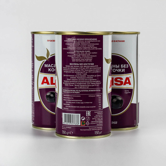 Фото Маслины без косточки Alisa 350 г.