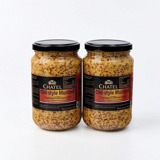 Фото Горчица CHATEL из цельных зерен 350 г.