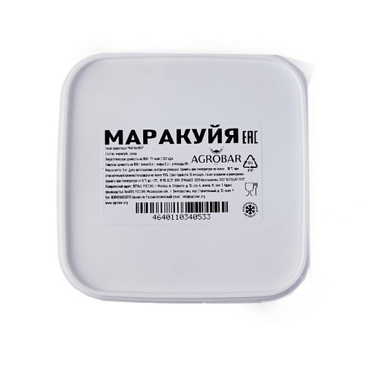 Фото Пюре замороженное Маракуйя Agrobar 1 кг.