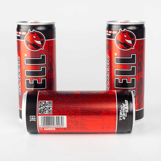 Фото Напиток энергетический Hell Energy Drink Classic безалкогольный 0,25 л.