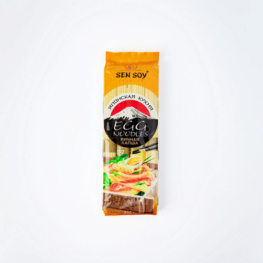Фото Лапша Сэнсой Премиум яичная EGG NOODLES 300 г.