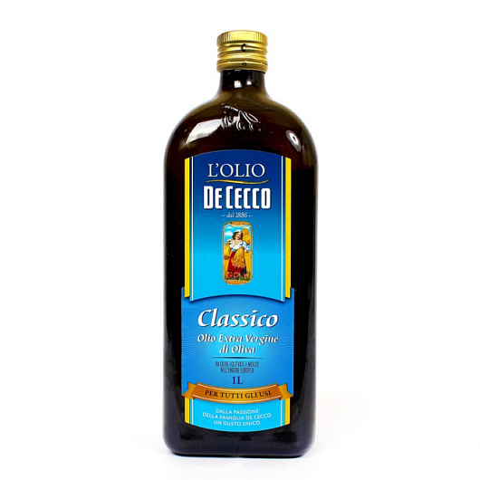 Фото Масло оливковое DE CECCO Еxtra virgin 1 л.