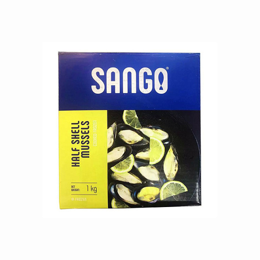 Фото Мидии в половинке ракушки в/м 30/40 SANGO