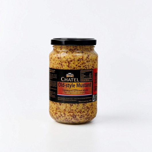 Фото Горчица CHATEL из цельных зерен 350 г.