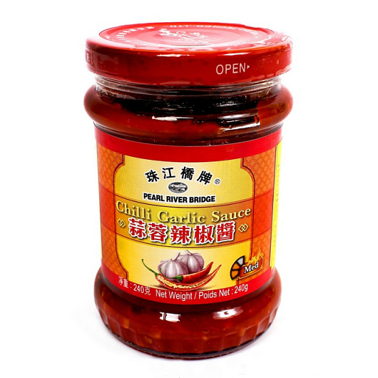 Фото Соус Чили с чесноком PEARL RIV BRIDGE 240 г.
