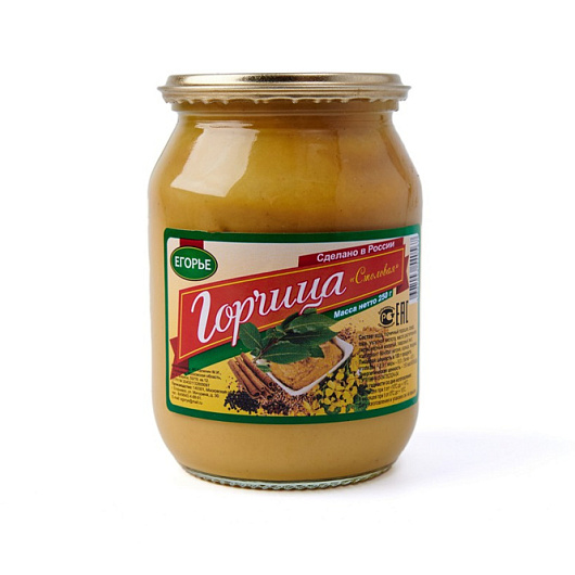 Фото Горчица столовая ЕГОРЬЕ 250 г.