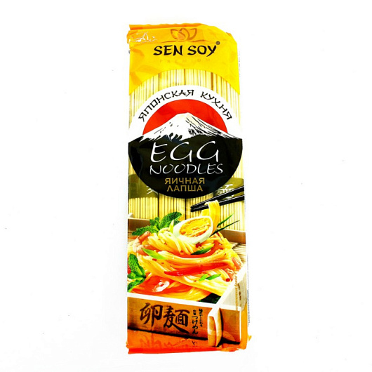 Фото Лапша Сэнсой Премиум яичная EGG NOODLES 300 г.