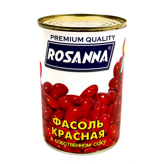 Фото Фасоль Rosanna красная натуральная 400 г.
