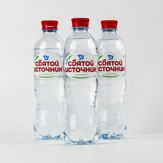 Фото Питьевая вода «Святой Источник» 0,5 л с газом