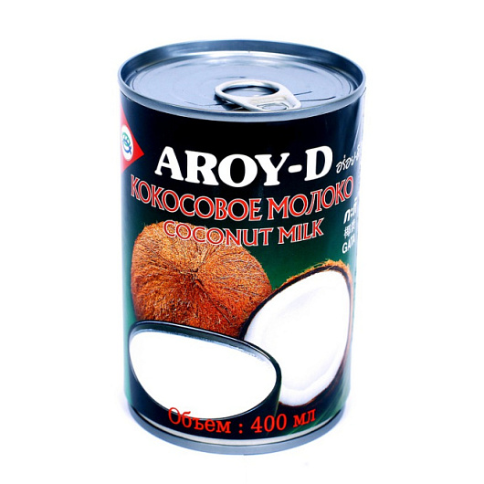 Фото Молоко кокосовое AROY-D жир. 60% 400мл ж/б