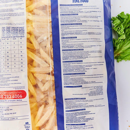 Фото Картофель фри 9/9 Fine Food 2.5кг 1/4