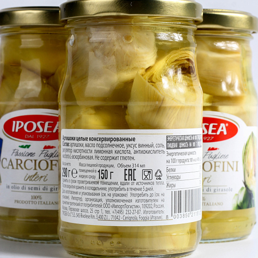 Фото Артишоки по-римски IPOSEA 290 мл.
