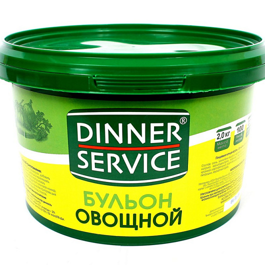 Фото Бульон овощной DINNER SERVISE 2 кг.