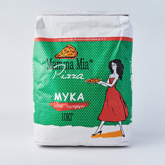Фото Мука для пиццы MAMMA MIA PIZZA высший сорт 10 кг.