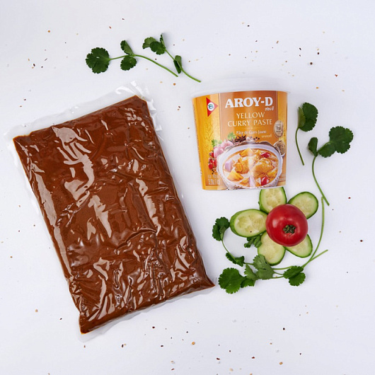 Фото Паста Карри жёлтая AROY-D пл/б 1кг шт.