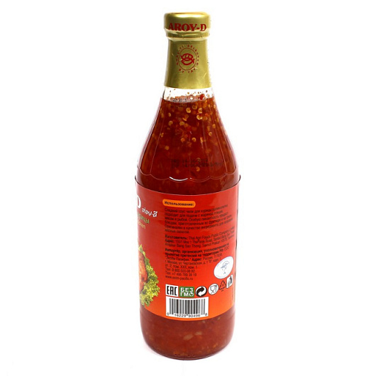Фото Соус Чили сладкий для курицы AROY-D ст/б 920гр 1*12 шт.