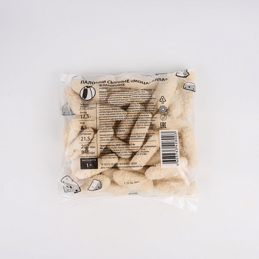 Фото Сырный палочки Моцарелла в панировке упак 1кг.