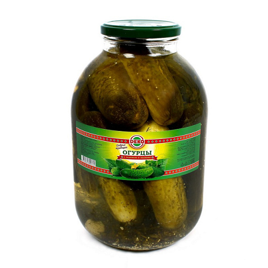 Фото Огурцы маринованные 3 л