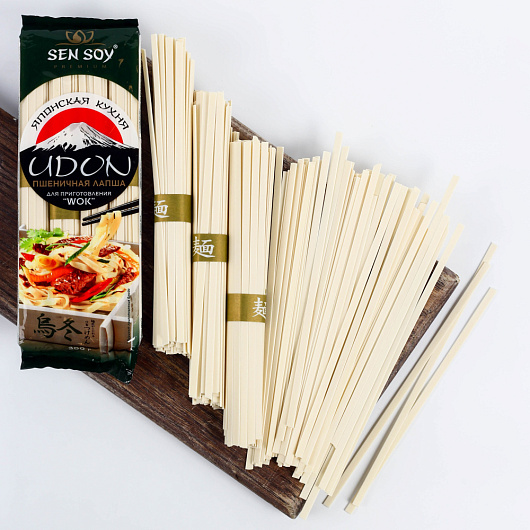Фото Лапша Сэнсой Премиум пшеничная UDON 300 г.