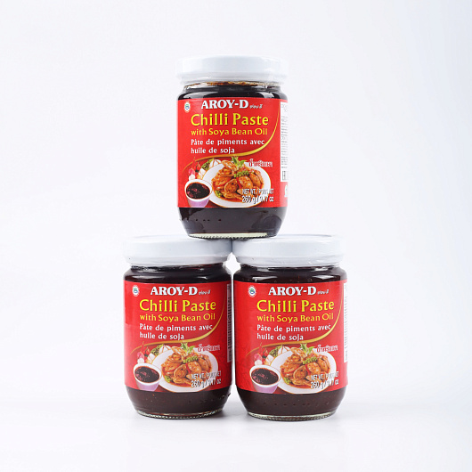 Фото Паста Чили с соев.маслом AROY-D  260 г.