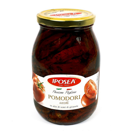 Фото Сушеные помидоры в масле Oliveto 980 мл.