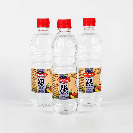 Фото Уксус Баклажан Столовый 9% 500 мл.