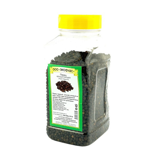 Фото Специя Перец черный горошек очиш. п/б 1 л 400 г РОССИЯ