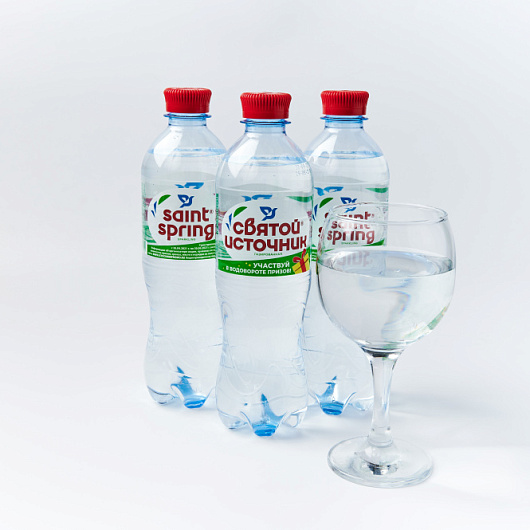 Фото Питьевая вода «Святой Источник» 0,5 л с газом