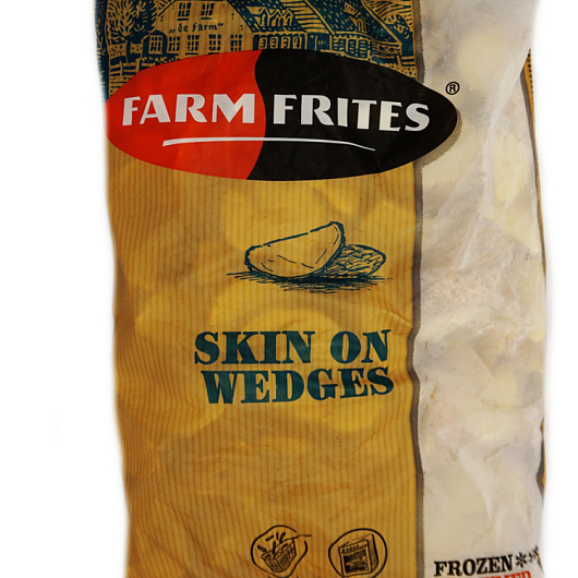 Фото Картофельные дольки в кожуре "Фарм Фритес" 10 мм 2,5 кг.
