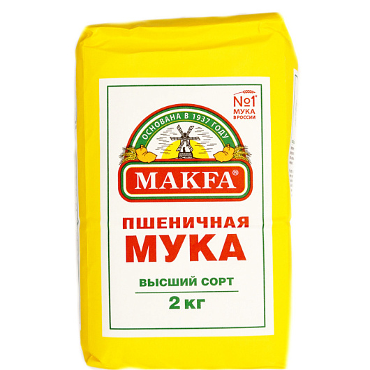Фото Мука Макфа пшеничная 2 кг.