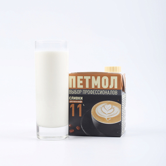 Фото Сливки Петмол 11% ультрапаст.0,5л