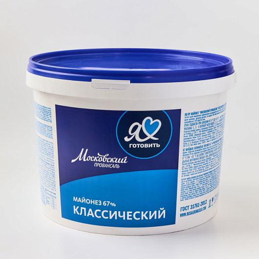 Фото Майонез Московский Провансаль 67% 10 л.
