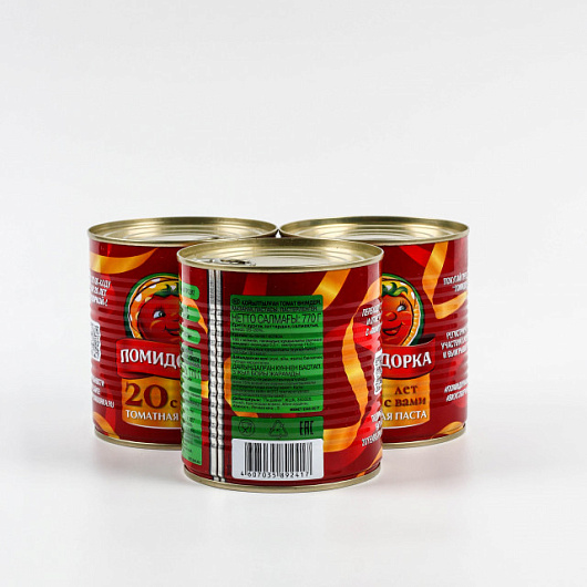 Фото Томатная паста ПОМИДОРКА 770 г.