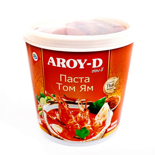 Фото Паста Том Ям TOM YAM кисло-сладкая AROY-D 0.4  кг пл/б *24