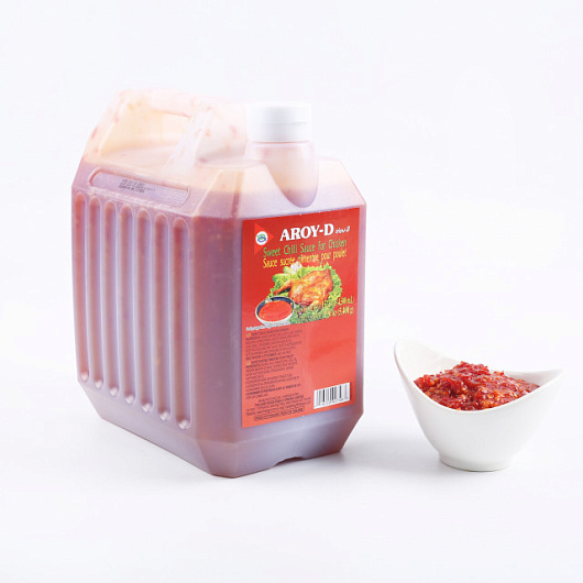 Фото Соус чили сладкий для курицы AROY-D 5,4 кг.